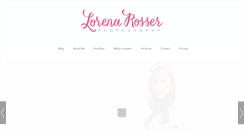 Desktop Screenshot of lorenarosser.com